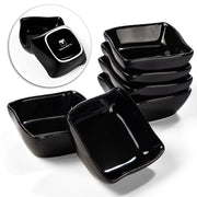 Porzellan Dipschalen Nami schwarz - 6er Set spülmaschinenfest