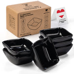 Bild in der Galerie öffnen: Saucenschälchen Nami schwarz Porzellan - 6 Stück Urban Lifestyle