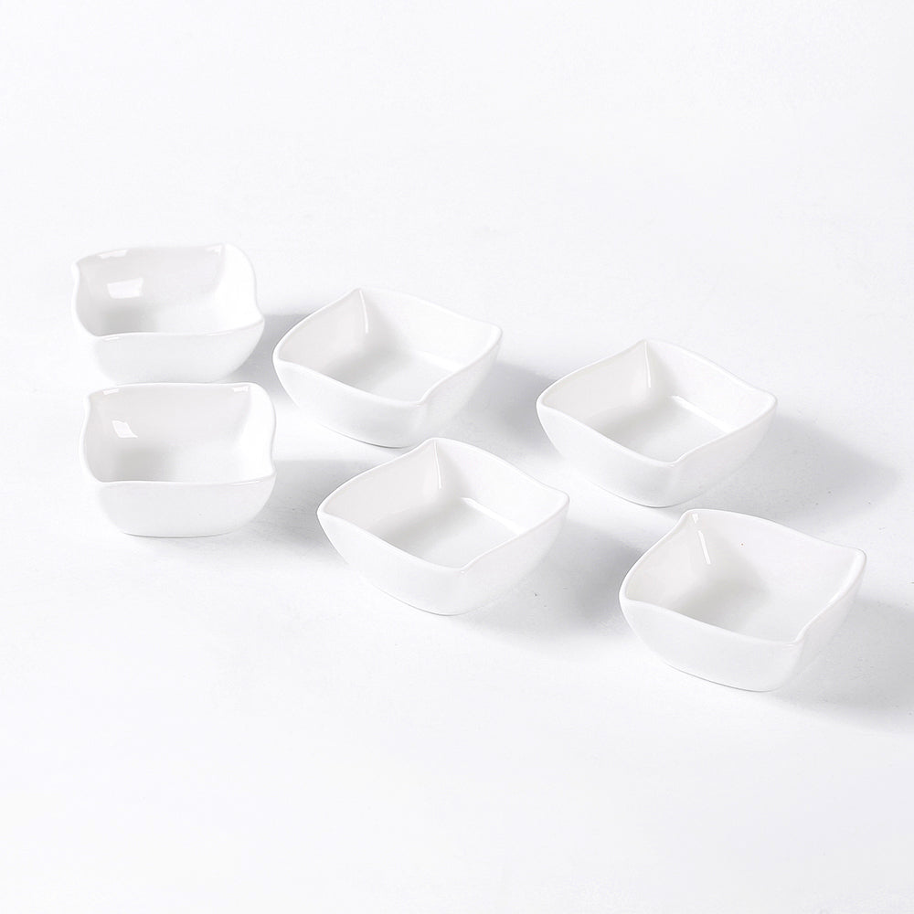 Saucenschälchen Nami weiß Porzellan - 6 Stück Urban Lifestyle