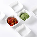 Bild in der Galerie öffnen: Saucenschälchen Nami weiß - 6 Stück Porzellan