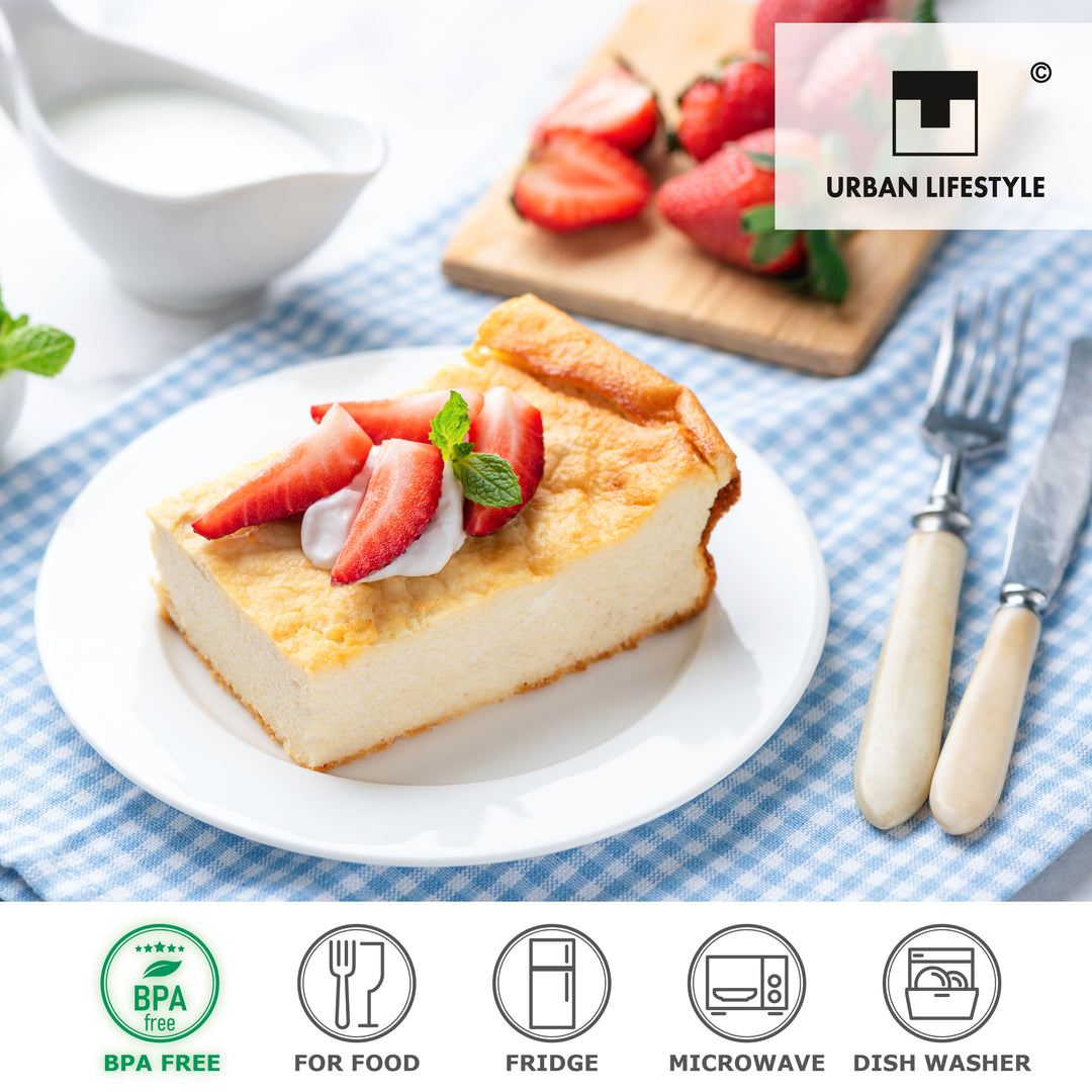 Porzellan Teller Lisa 6er Set Vorspeisenteller / Dessertteller 20,5 cm