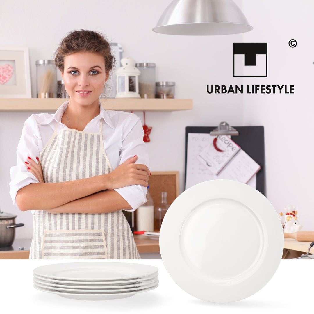 Porzellan Teller Lisa – 6er Set Hauptspeisenteller 26,8 cm