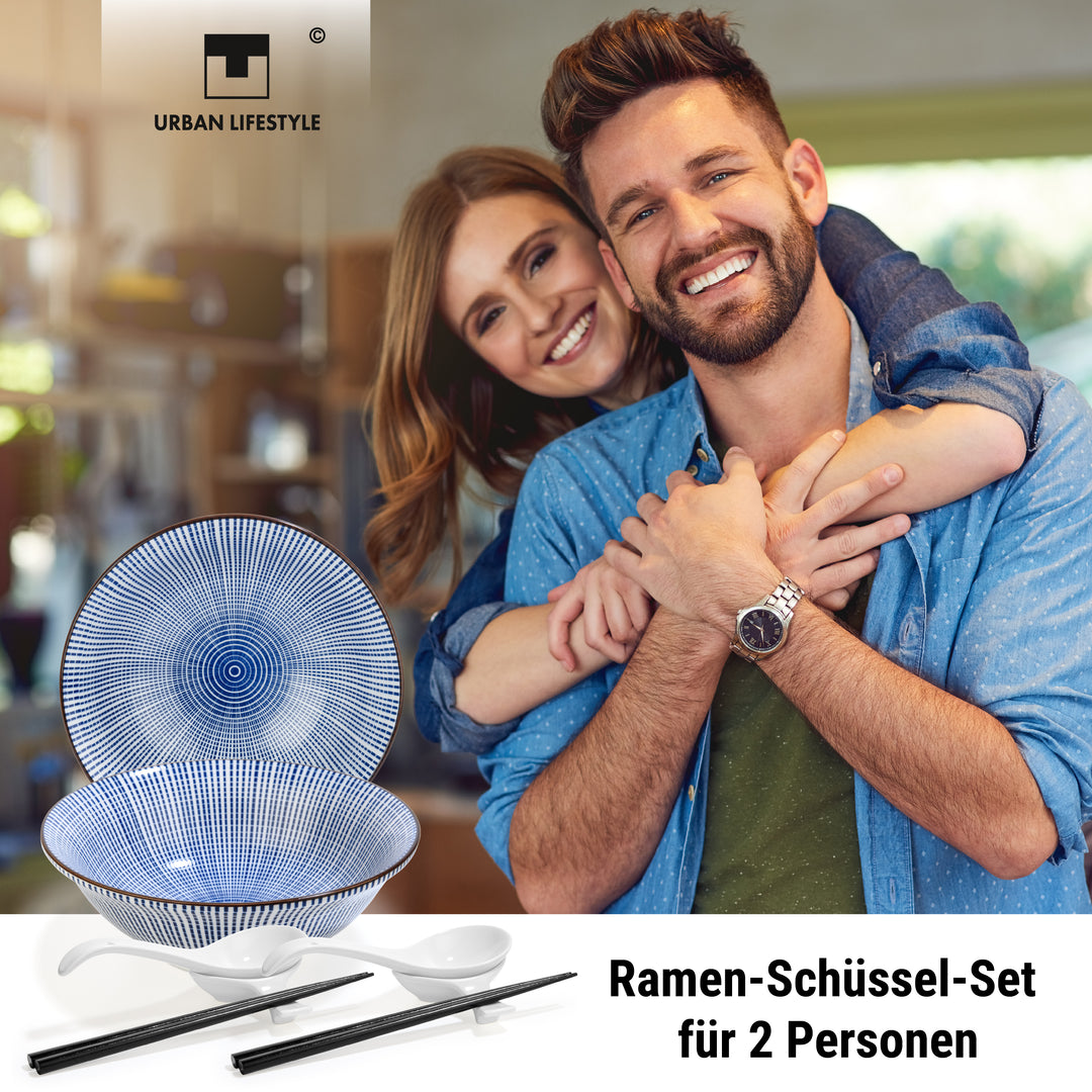 URBAN LIFESTYLE Ramen Schüssel Dinner Set (Tokusa)