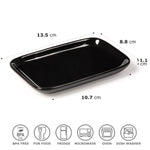 Bild in der Galerie öffnen: Mezzeteller schwarz Steinzeug - Urban Lifestyle Design