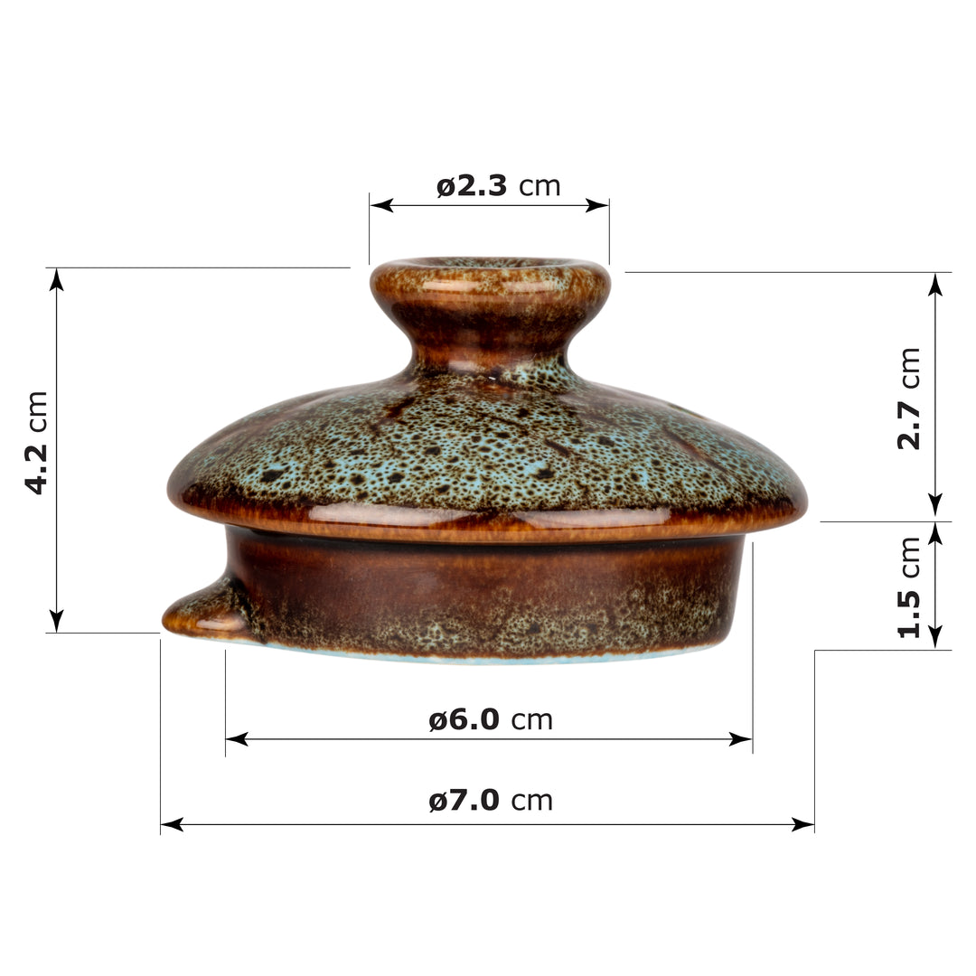 Urban Lifestyle Reserve-Deckel für Teekanne "Swansea" 1,1 L und 1,6L (Seegrün) Teapot Lid