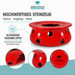 Bild in der Galerie öffnen: Stövchen – Keramik, Rot