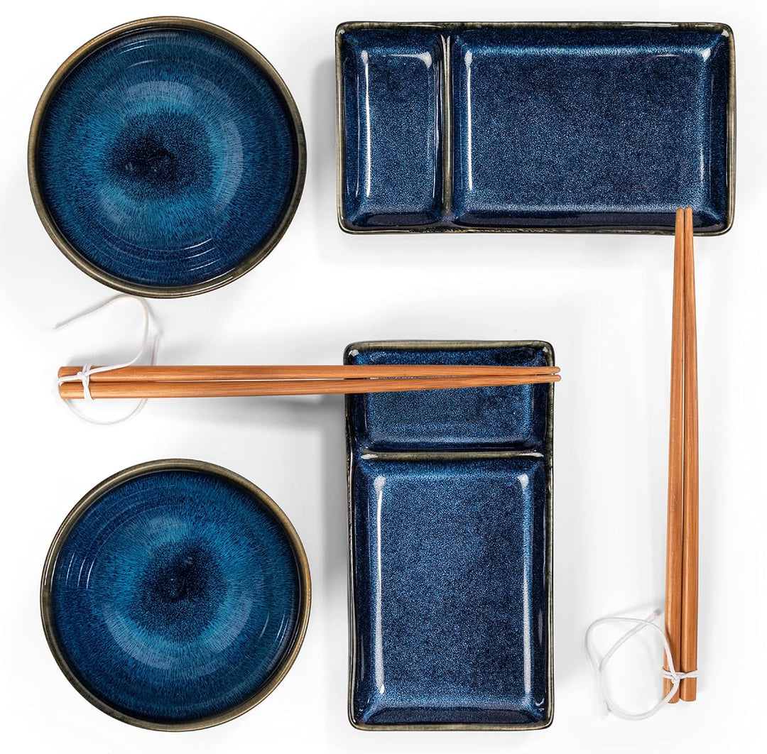 Sushi Set Misaki von oben - komplettes Set für 2 Personen