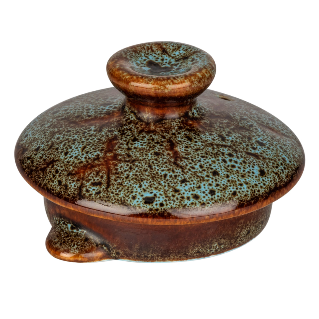 Deckel Teekanne Swansea Seegrün handgefertigt Porzellan Urban Lifestyle 