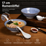 Bild in der Galerie öffnen: URBAN LIFESTYLE Ramen Zubehör Set weiß – Löffel Dipschalen Essstäbchen Detailansicht
