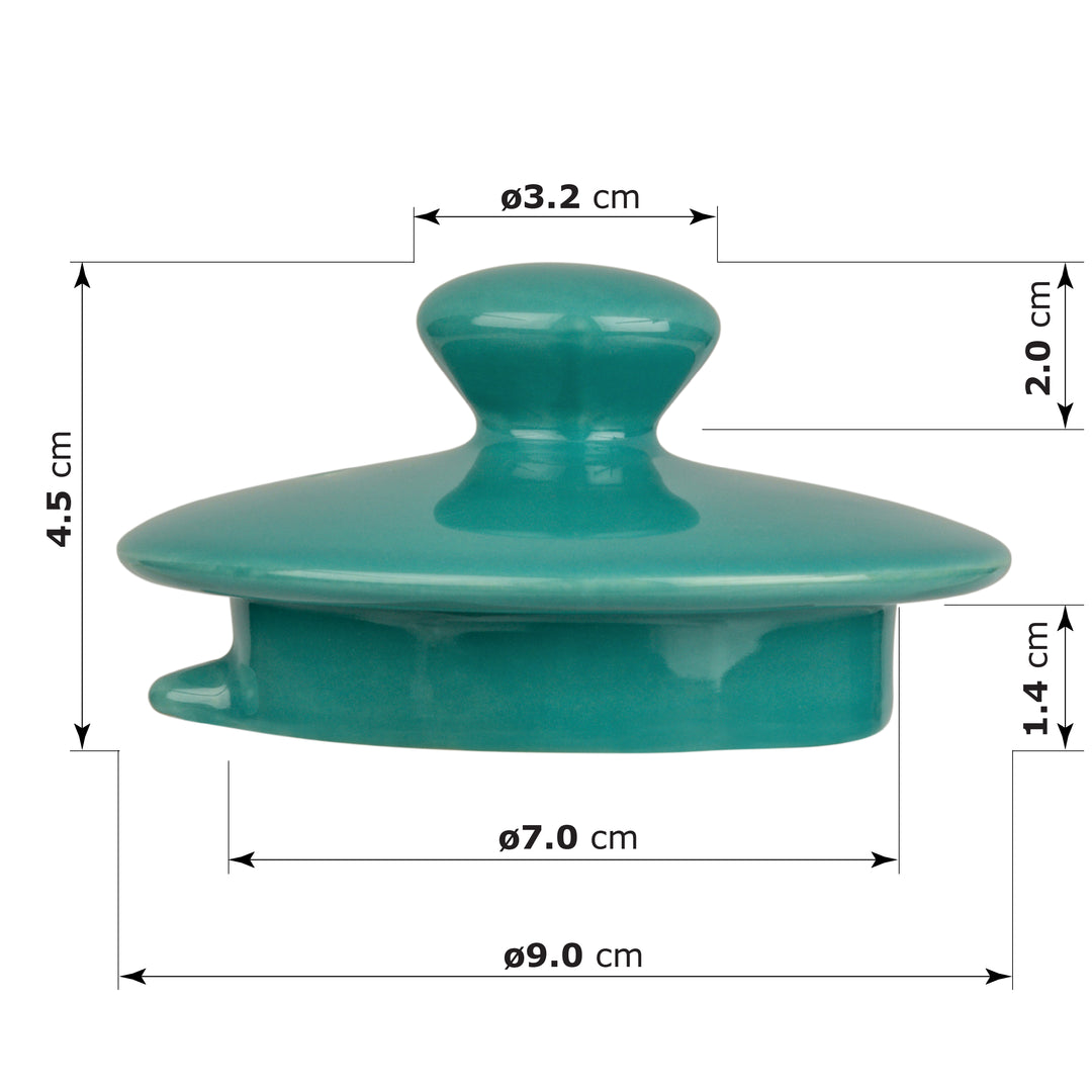 Teekannen-Deckel Liverpool Cambridge 1,6L türkis - Ersatzteil