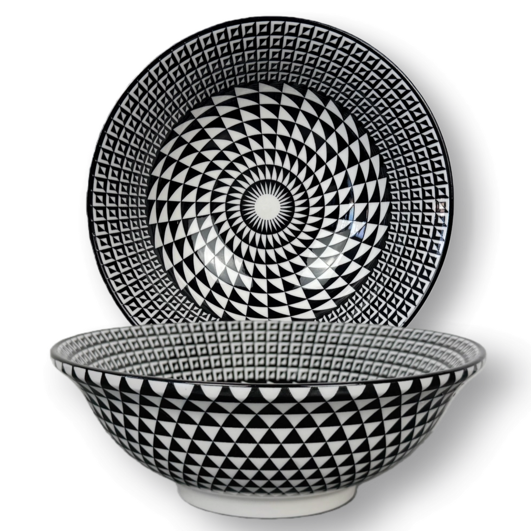 Ramen Schüssel Set 2er Porzellan - mikrowellen- und spülmaschinenfest Urban Lifestyle