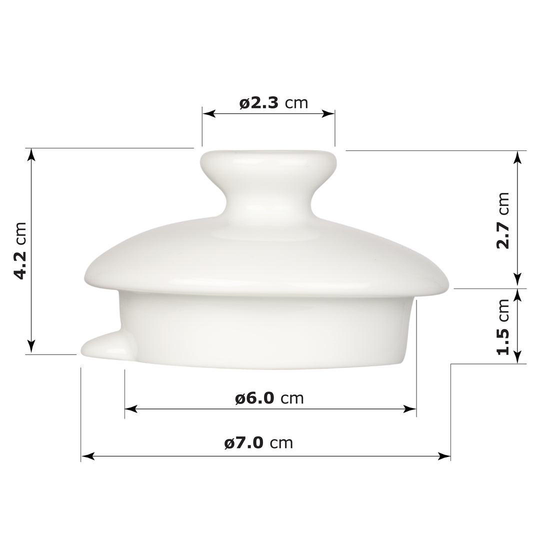 Urban Lifestyle Reserve-Deckel für Teekanne "Swansea" (weiß)
