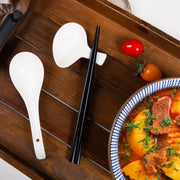 Ramen Löffel Set 2 Personen Porzellan – spülmaschinenfest