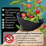 Bild in der Galerie öffnen: Ramenschale Yuna marineblau - schattierte Glasur handgefertigt