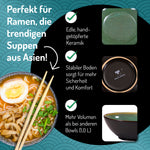 Bild in der Galerie öffnen: 2er Set Ramen Schüssel Yuna – Handgefertigt, Keramik, 1300 °C gebrannt Urban Lifestyle
