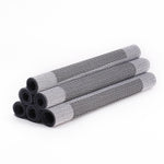 Bild in der Galerie öffnen: Tischmatten „Heidi“ Silber 6er Set 45 x 30 cm rechteckige Platzsets aus PVC