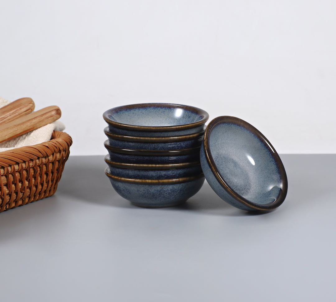 Urban Lifestyle Saucenschälchen "Enra" 6 stück handgefertigt aus Edelkeramik