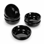 Bild in der Galerie öffnen: Dipschalen-Set Ayumi – Keramik, Schwarz, 6er-Set – reine Produktansicht