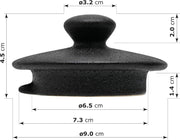 Teekannen-Deckel Liverpool schwarz - Ersatzteil Urban Lifestyle