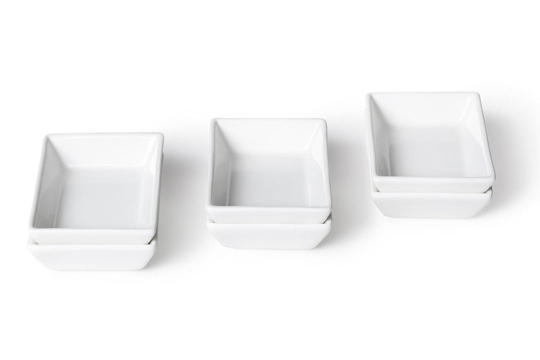 Dipschalen Kinki weiß Porzellan - 6er Set Urban Lifestyle