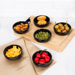 Bild in der Galerie öffnen: Dipschalen Ayumi schwarz Keramik - 6 Stück Urban Lifestyle