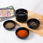 Bild in der Galerie öffnen: Saucenschälchen Ayumi Keramik schwarz - 6 Stück spülmaschinenfest