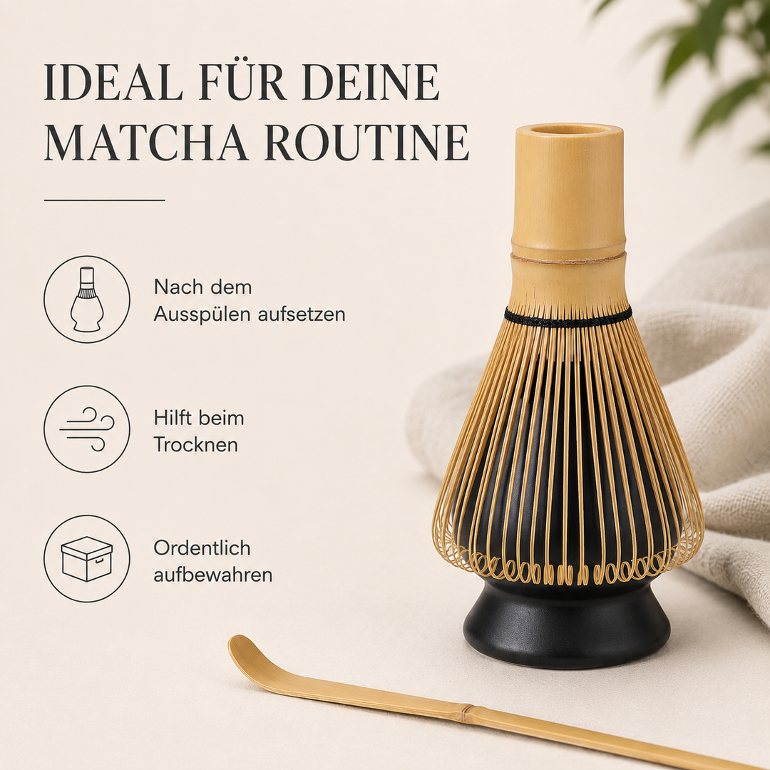 Matchabesenhalter Chasen Naoshi schwarz