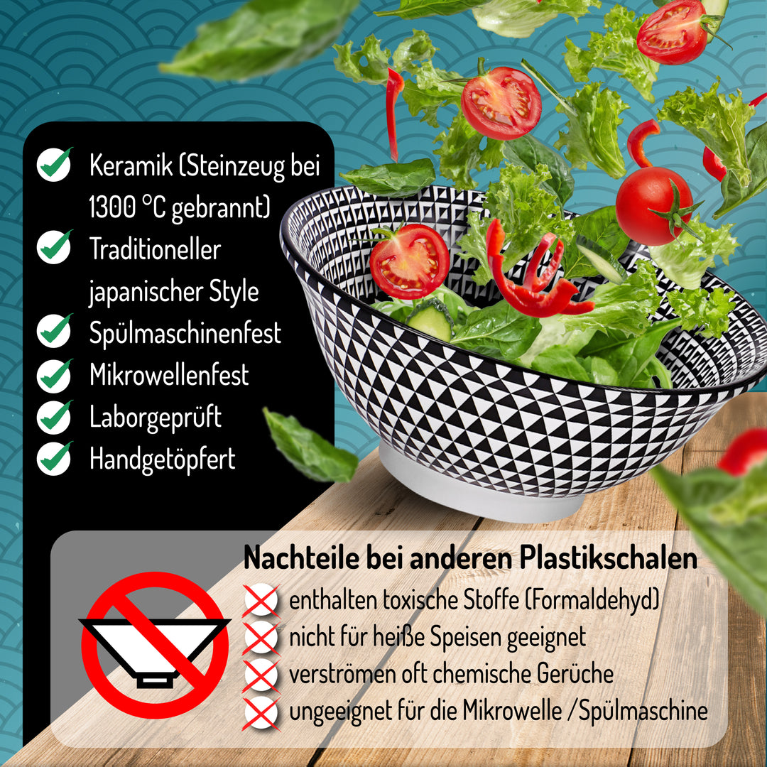 Ramen Schüssel 2 Stück - große Schalen Urban Lifestyle