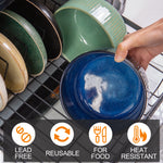 Bild in der Galerie öffnen: Steinzeug Schalen Diana blau - robuste Keramik Bowls