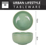 Bild in der Galerie öffnen: Müslischalen seegrün Steinzeug - Salatschalen Urban Lifestyle