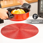 Bild in der Galerie öffnen: Urban Lifestyle Tischmatten &quot;Helena&quot; Ø 38cm, Set 6 Stück
