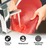 Bild in der Galerie öffnen: Urban Lifestyle Tischmatten &quot;Helena&quot; Ø 38cm, Set 6 Stück
