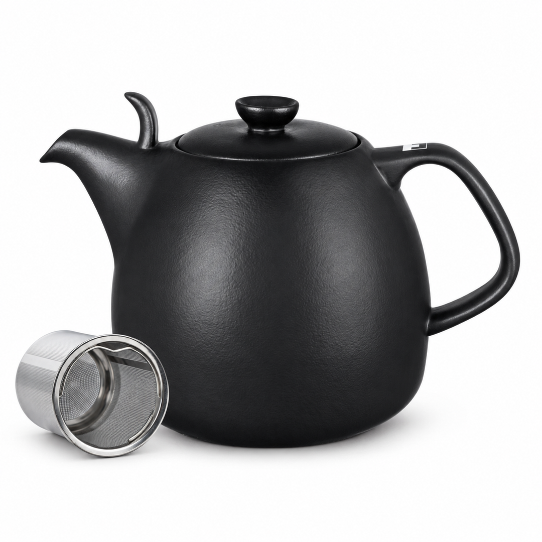 Teekanne Kopenhagen – Porzellan, Schwarz, 1,6 L – reine Produktansicht
