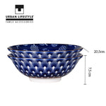 Bild in der Galerie öffnen: Große Ramen Bowl aus Porzellan im japanischen Stil Uchiwa ideal für Ramen Pho und Suppen