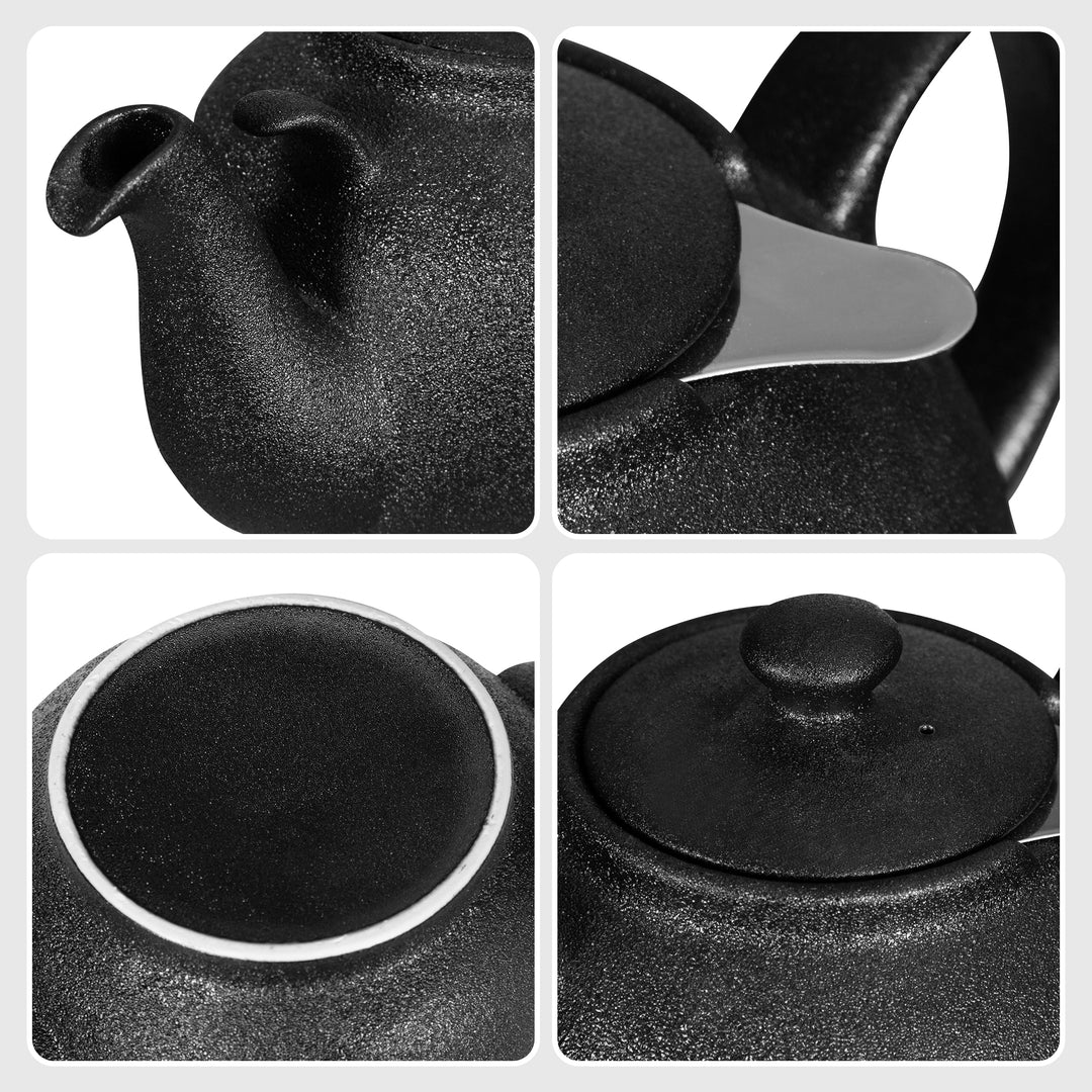 Teekanne Liverpool 1,6L schwarz - spülmaschinenfest