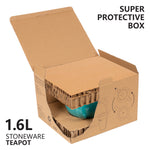 Bild in der Galerie öffnen: Teekanne Liverpool 1,6L türkis - spülmaschinenfest Keramik