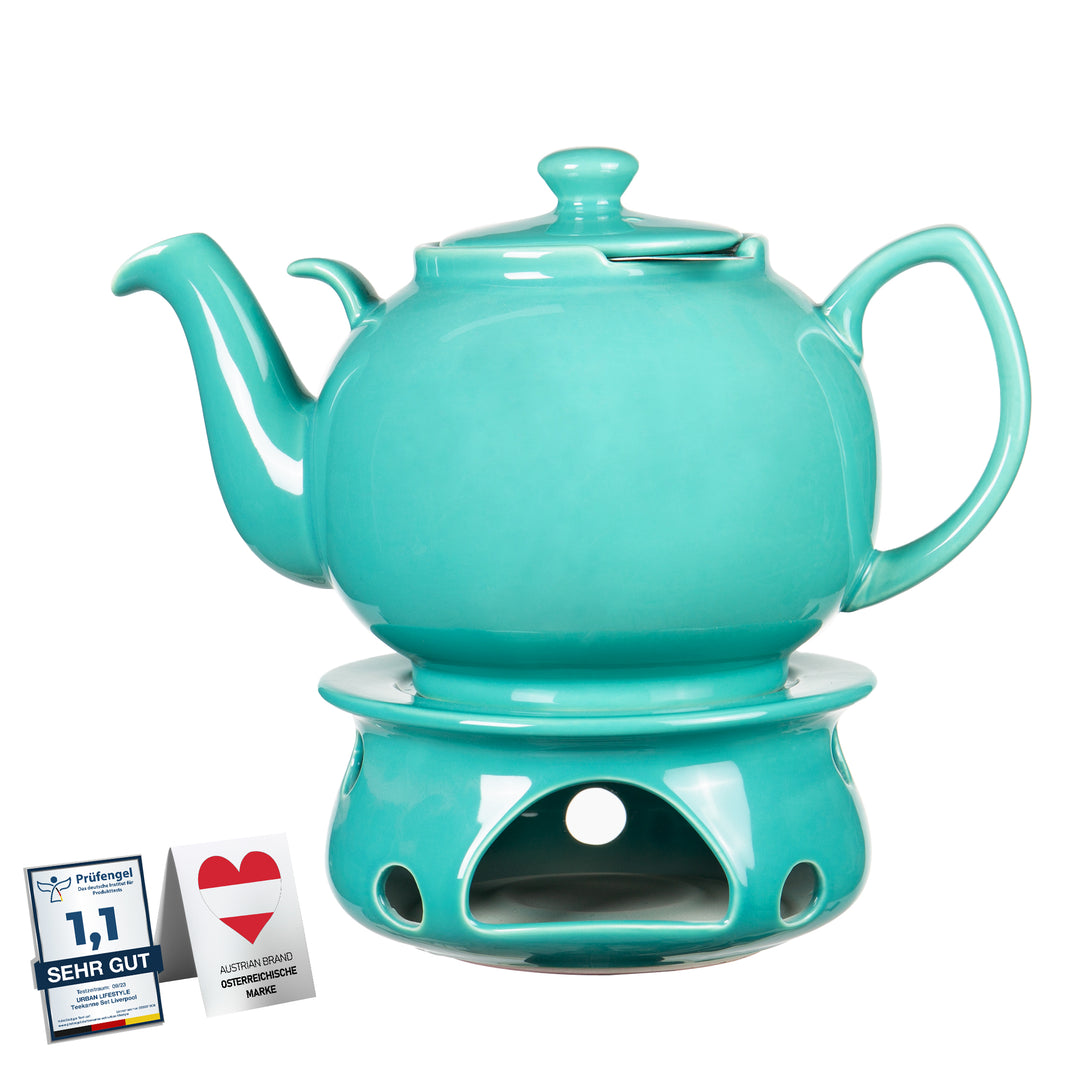 Urban Lifestyle Stövchen für Teekanne Teewärmer Keramik