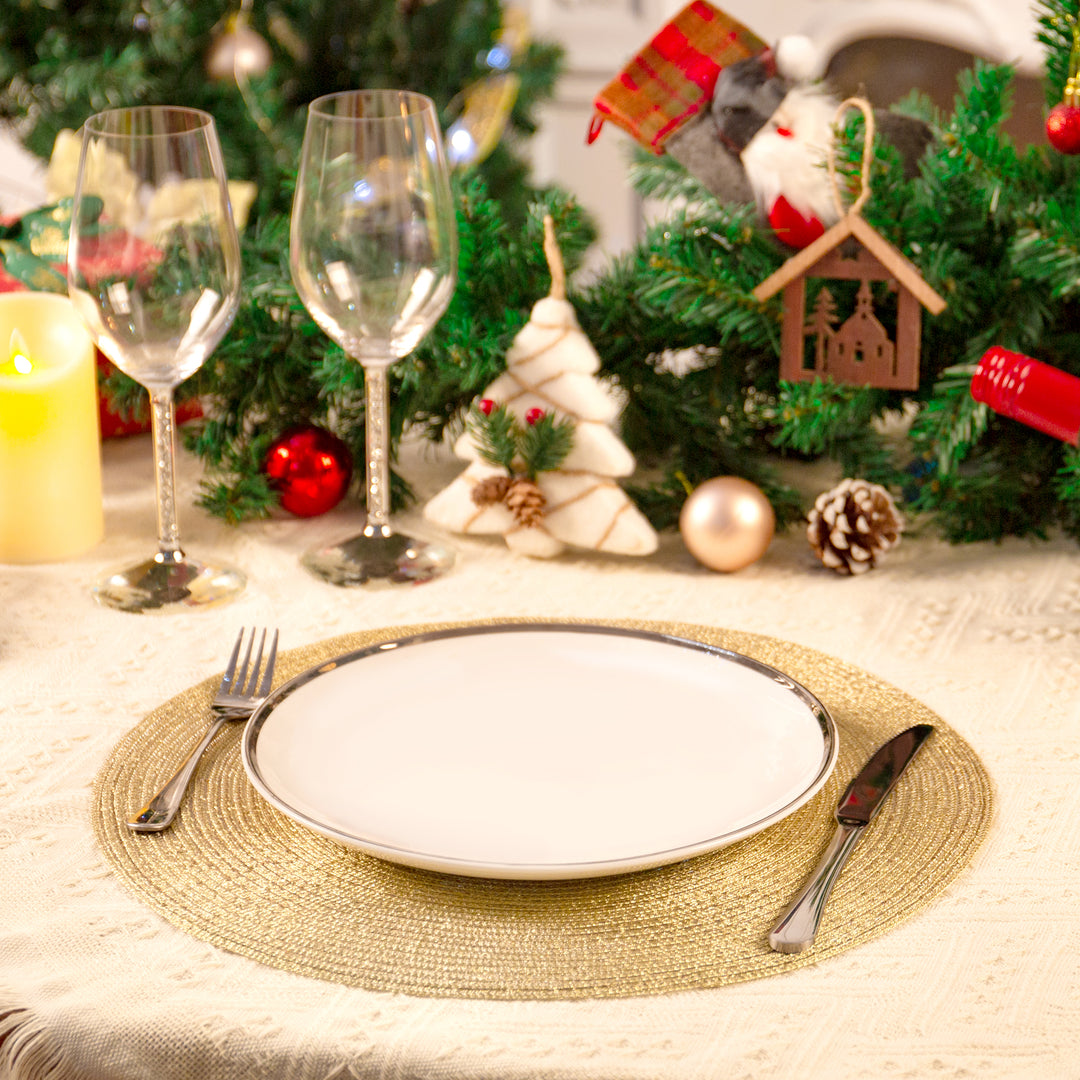 Urban Lifestyle Tischmatten "Helena"Ø 38cm, Set 6 Stück