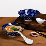 Bild in der Galerie öffnen: Ramen-Schüssel-Set Uchiwa – Porzellan, 20 cm, 2er-Set
