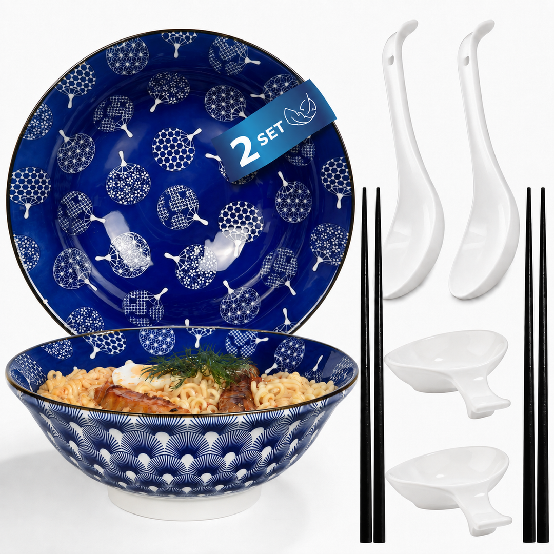Ramen-Set Uchiwa 2 Personen 1000 ml Ø 20,5 cm – URBAN LIFESTYLE