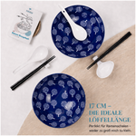 Bild in der Galerie öffnen: Ramen-Schüssel-Set Uchiwa – Porzellan, Ø 20,5 cm, Komplett-Set für 2 Personen