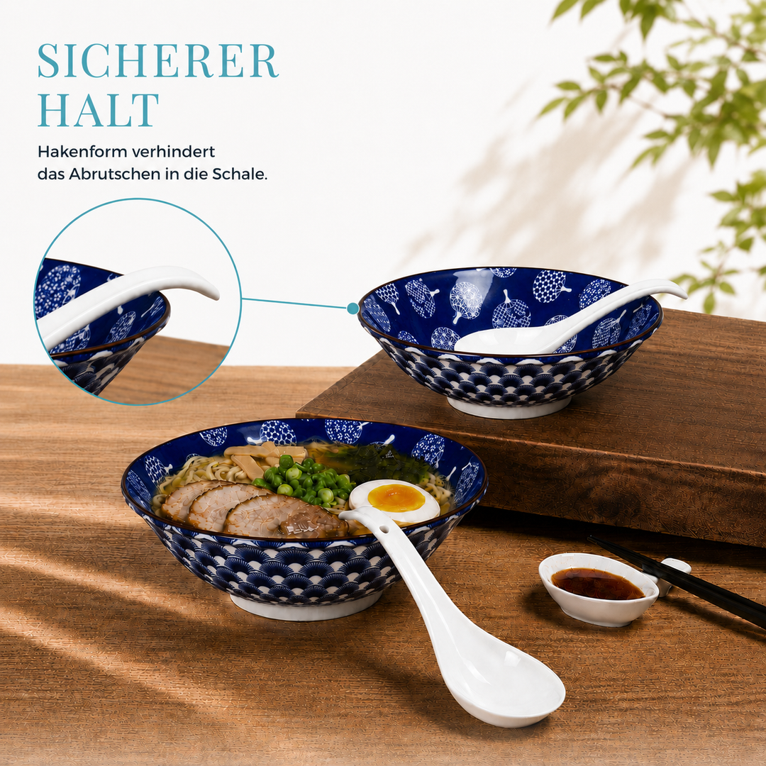 Ramen-Set Uchiwa 2 Personen 1000 ml Ø 20,5 cm – URBAN LIFESTYLE