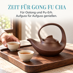 Bild in der Galerie öffnen: Zeit für Gong Fu Cha: Yixing-Teekanne für Oolong und Pu-Erh – Aufguss für Aufguss genießen
