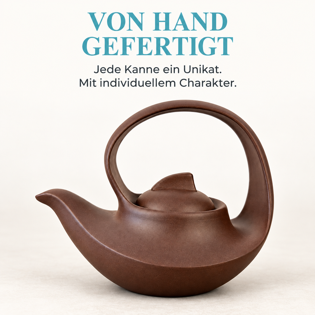 Von Hand gefertigt: jede Yixing-Teekanne ein Unikat mit individuellem Charakter